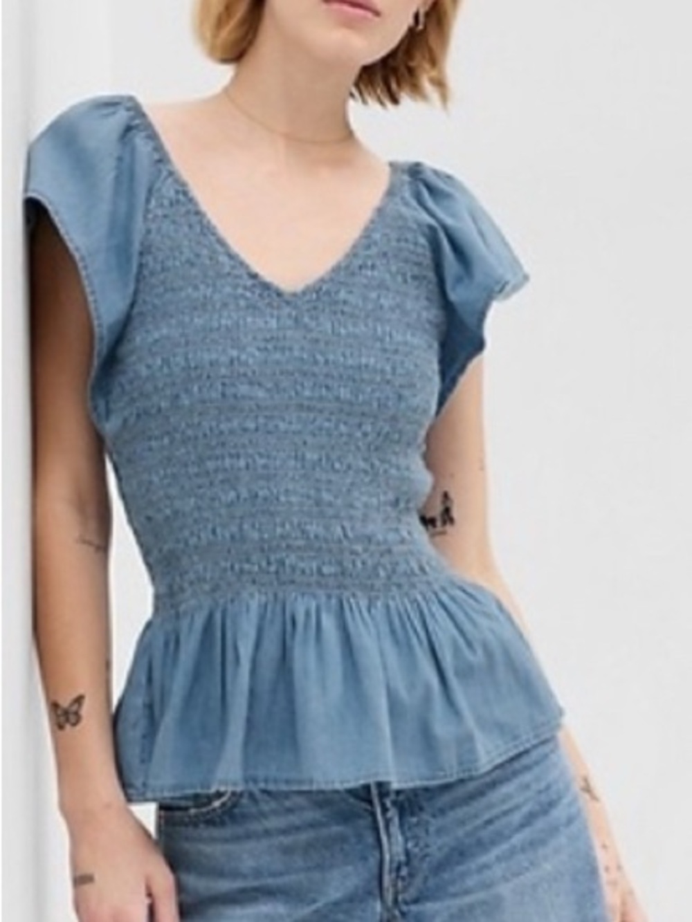 Roxy XL Blue Crochet Halter Mini Dress Boho Beach Cover Up